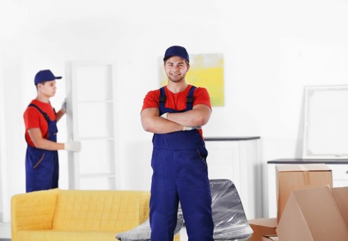Team of experts managing corporate move in Acton